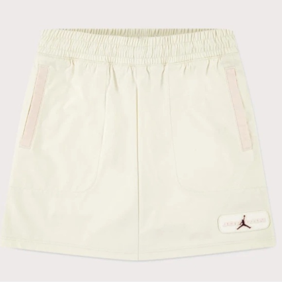 kids Jordan Crafted Utility Skort /Jordan Cream Apparel with Logo.. sm,med, lg - Picture 1 of 3